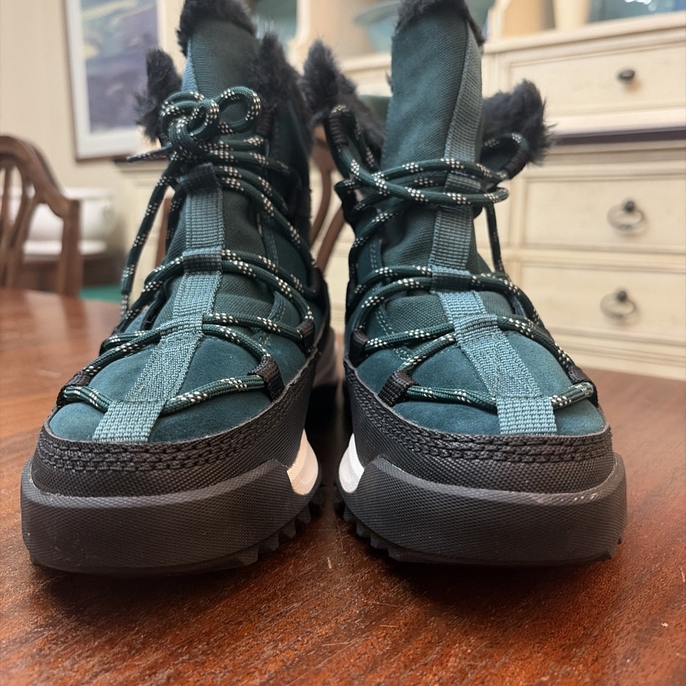 SOREL Ona RMX Glacy Women Size 9.5 Waterproof Boots Snow Green NL5050-301 New - Picture 3 of 10
